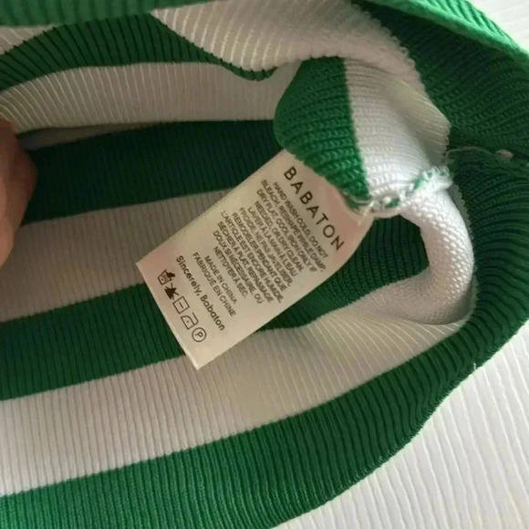 Babaton sculpt knit cropped tank top size M - Picture 4 of 5